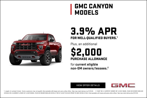 3.9% APR for well-qualified buyers.1

Plus, an additional $2,000 PURCHASE ALLOWANCE for current e...